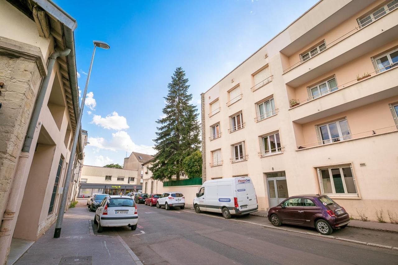 Appartement Climatise 7Mn Centre Ville 95M2 4 Adultes Bebe Garage Sous Sol Arrivee Autonome Dijon Exterior photo